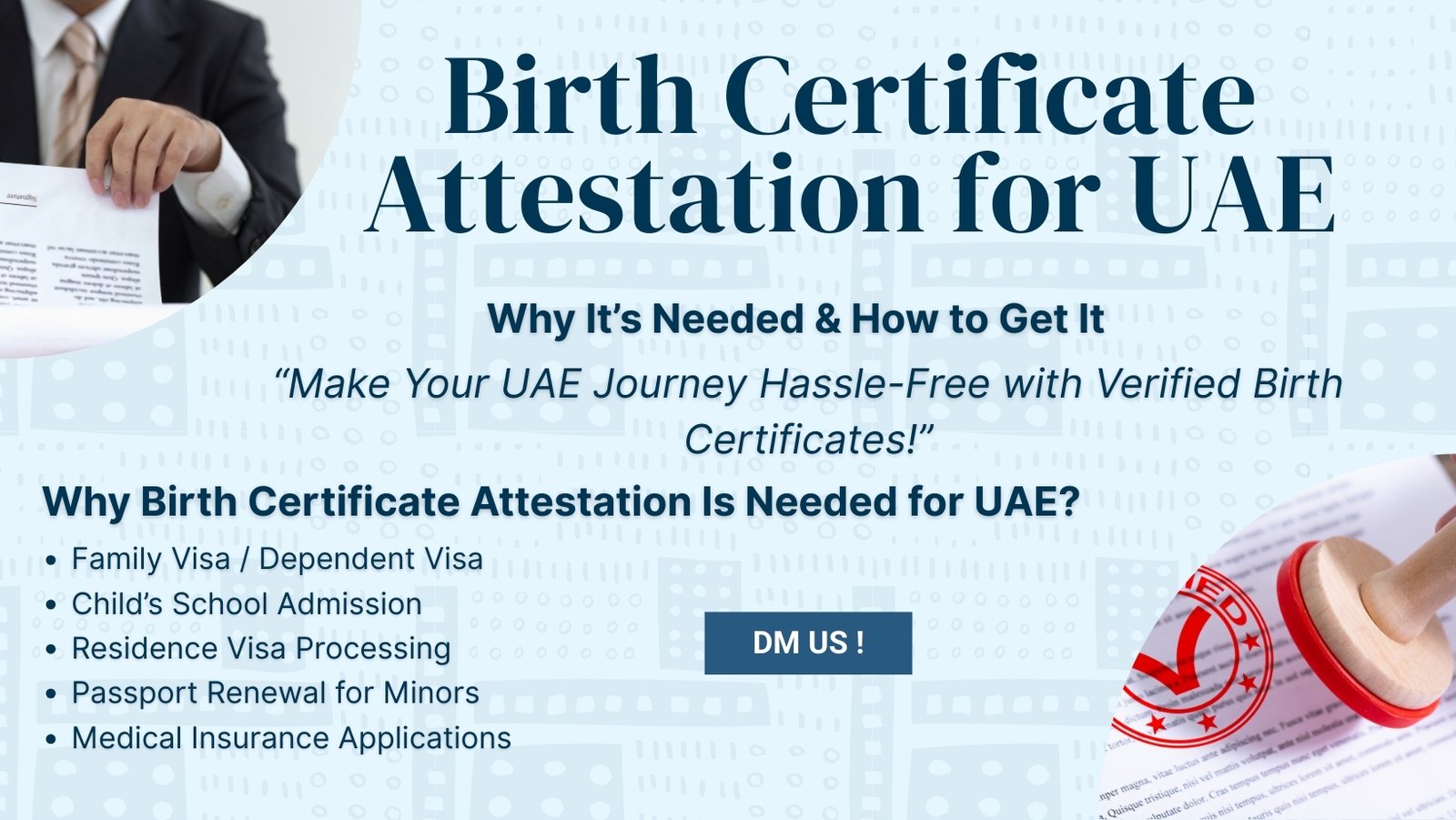 birth certificate attestation in uae