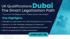 UK Degree certificate attestation