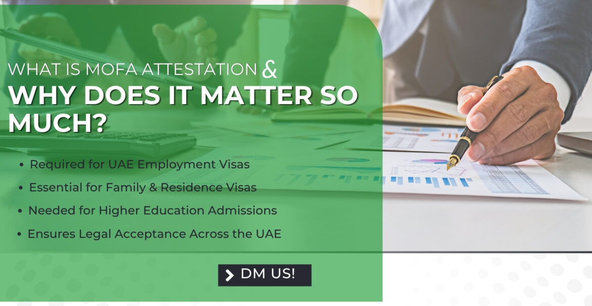 Mofa Attestation Services in UAE