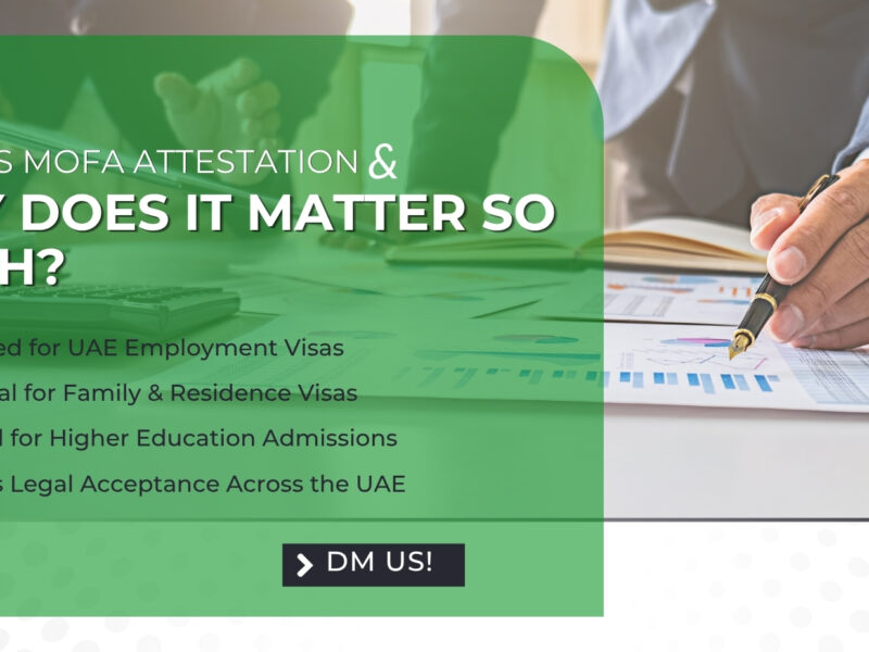 Mofa Attestation Services in UAE