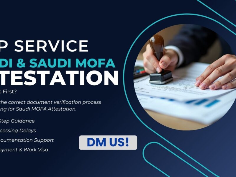 Saudi MOFA Attestation