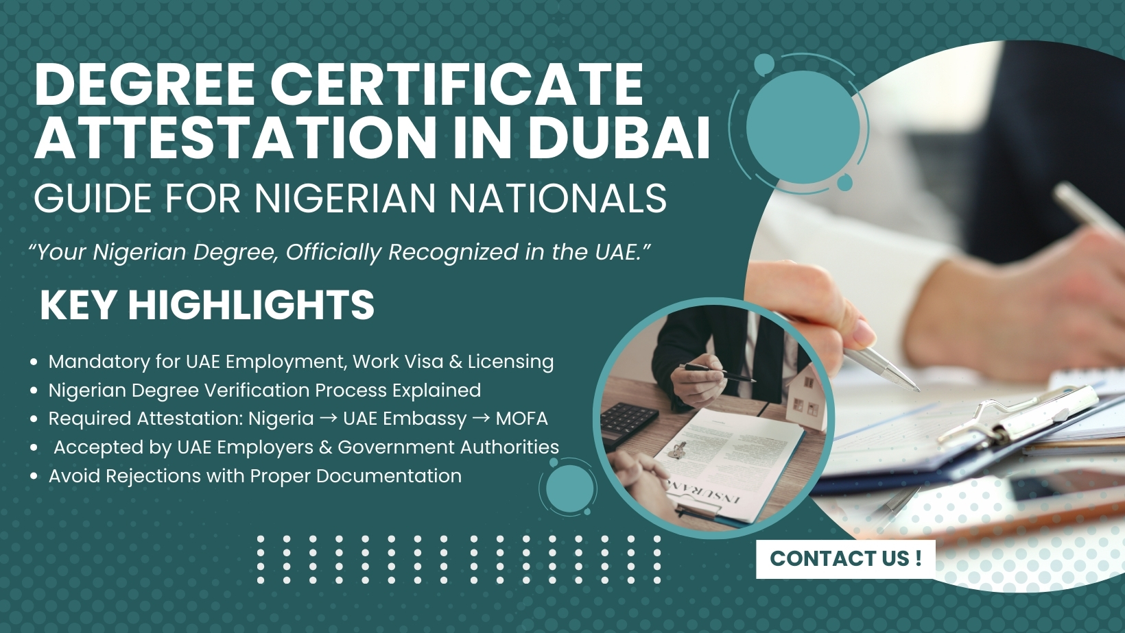 Degree Certificate Attestation in Dubai A Complete Guide for Nigerian Nationals