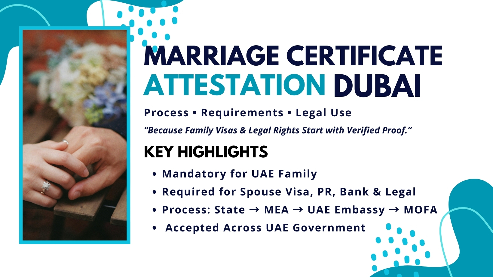 Marriage certificate attestation