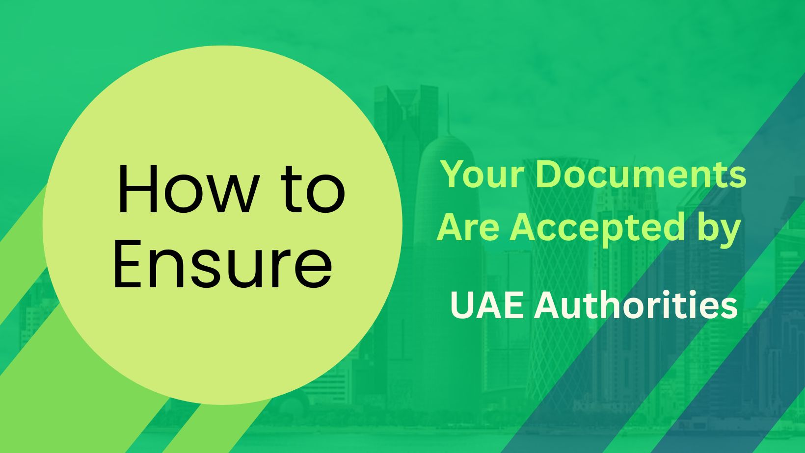 Certificate attestation in Dubai